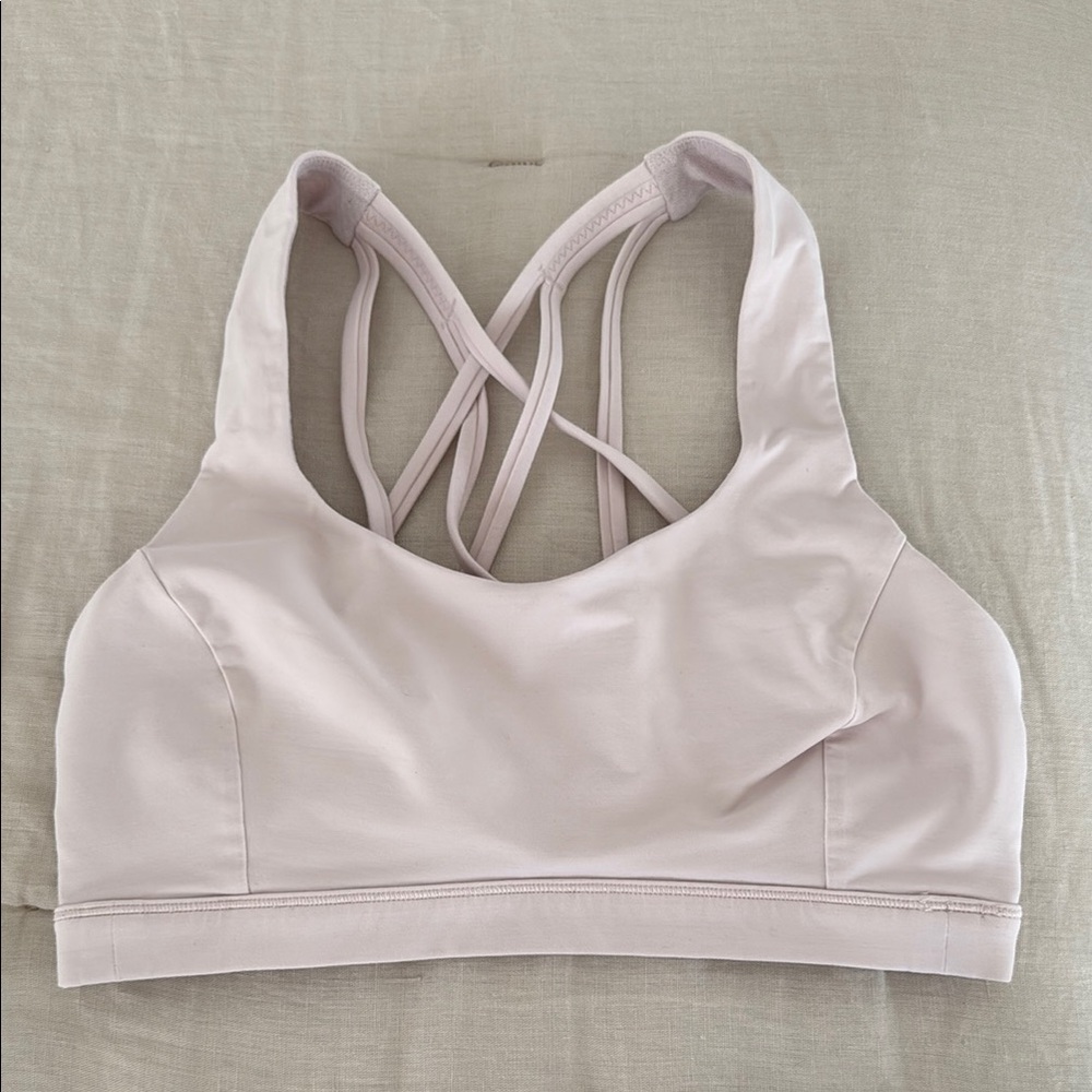 Lululemon Women's Light Pink Sports Bra
